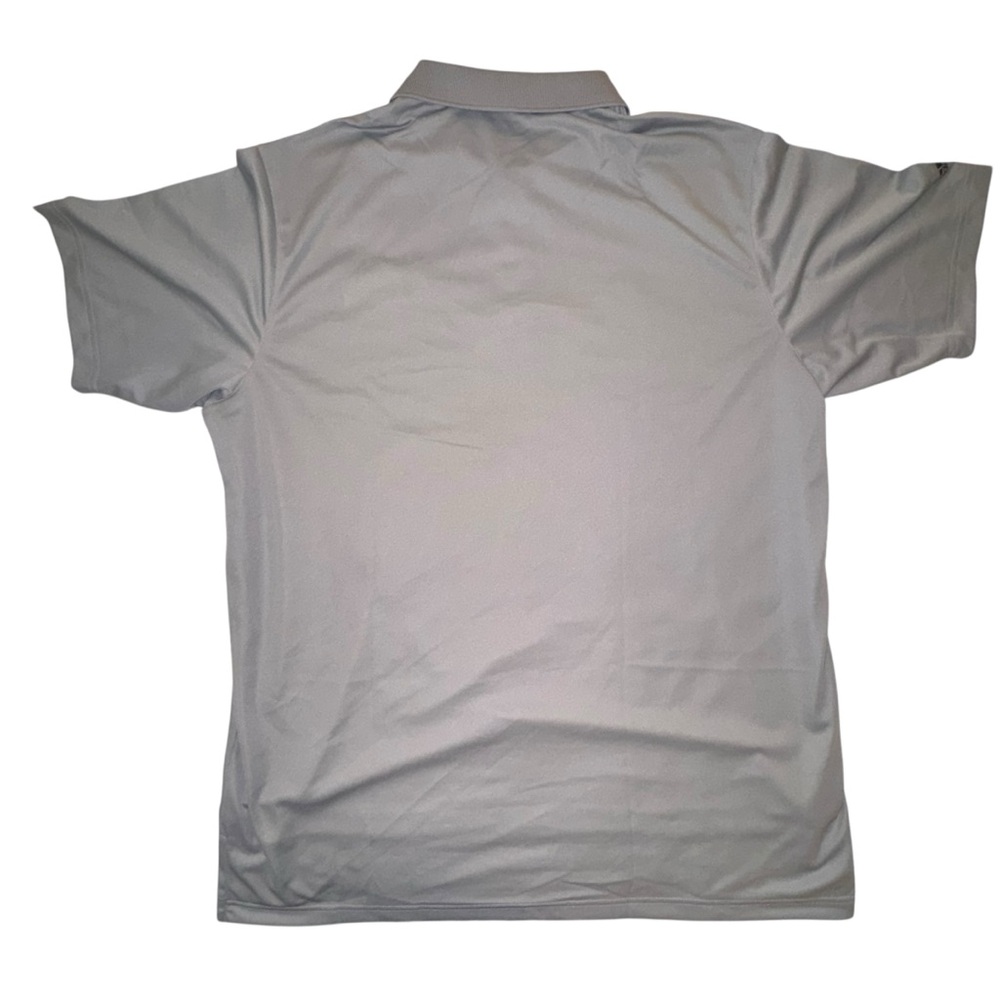 Adidas Golf CLIMALITE Gray Men's Polo Shirt Nissan Express Service - Picture 5 of 5